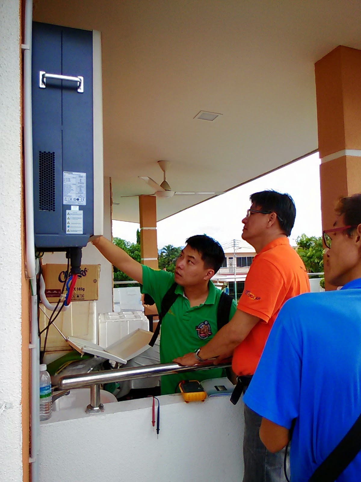 BT Solar inverter training and technical inspection